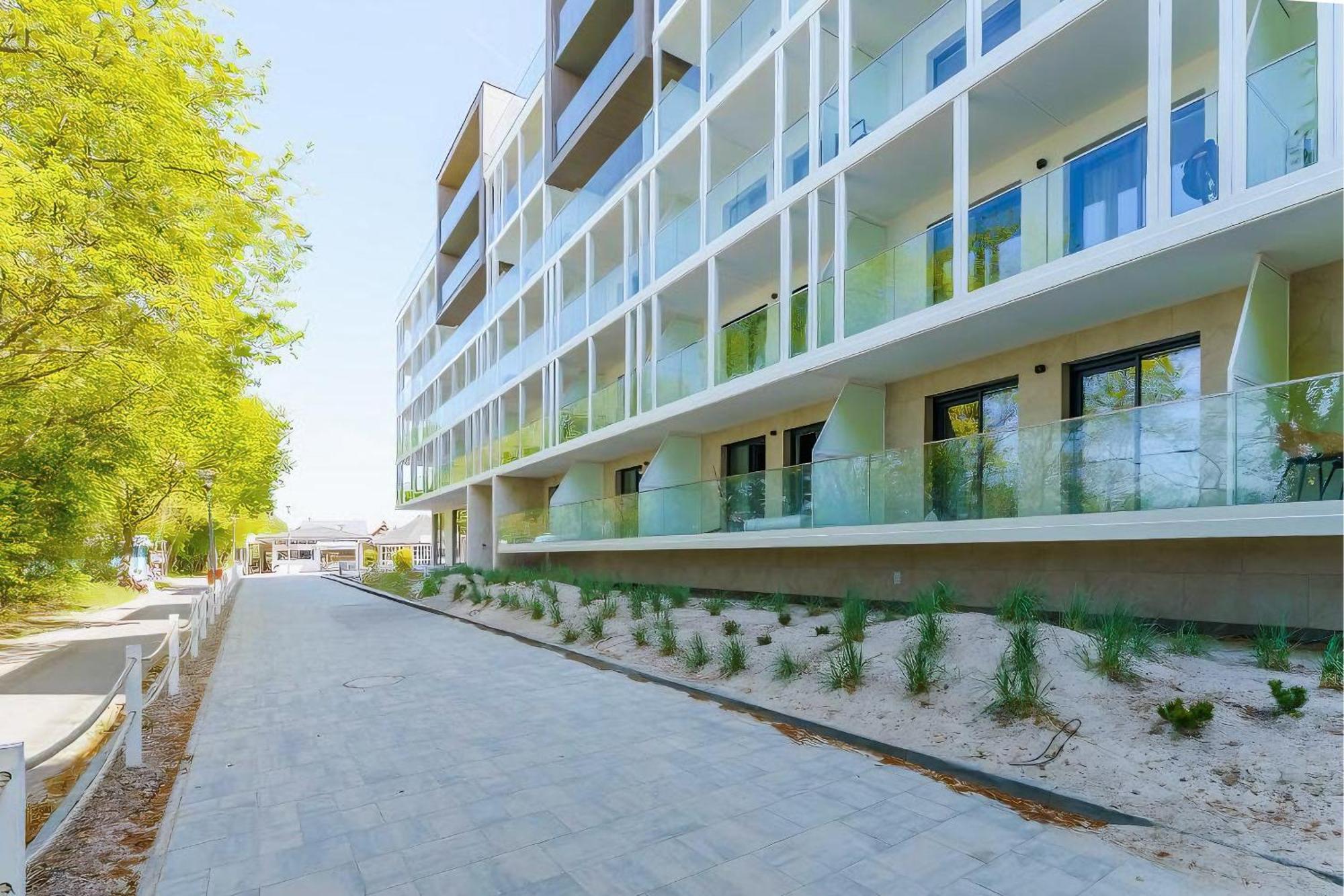 Apartament 018 Tuz Przy Plazy Z Tarasem I Parkingiem Perlowa Przystan Sianozety Exterior photo